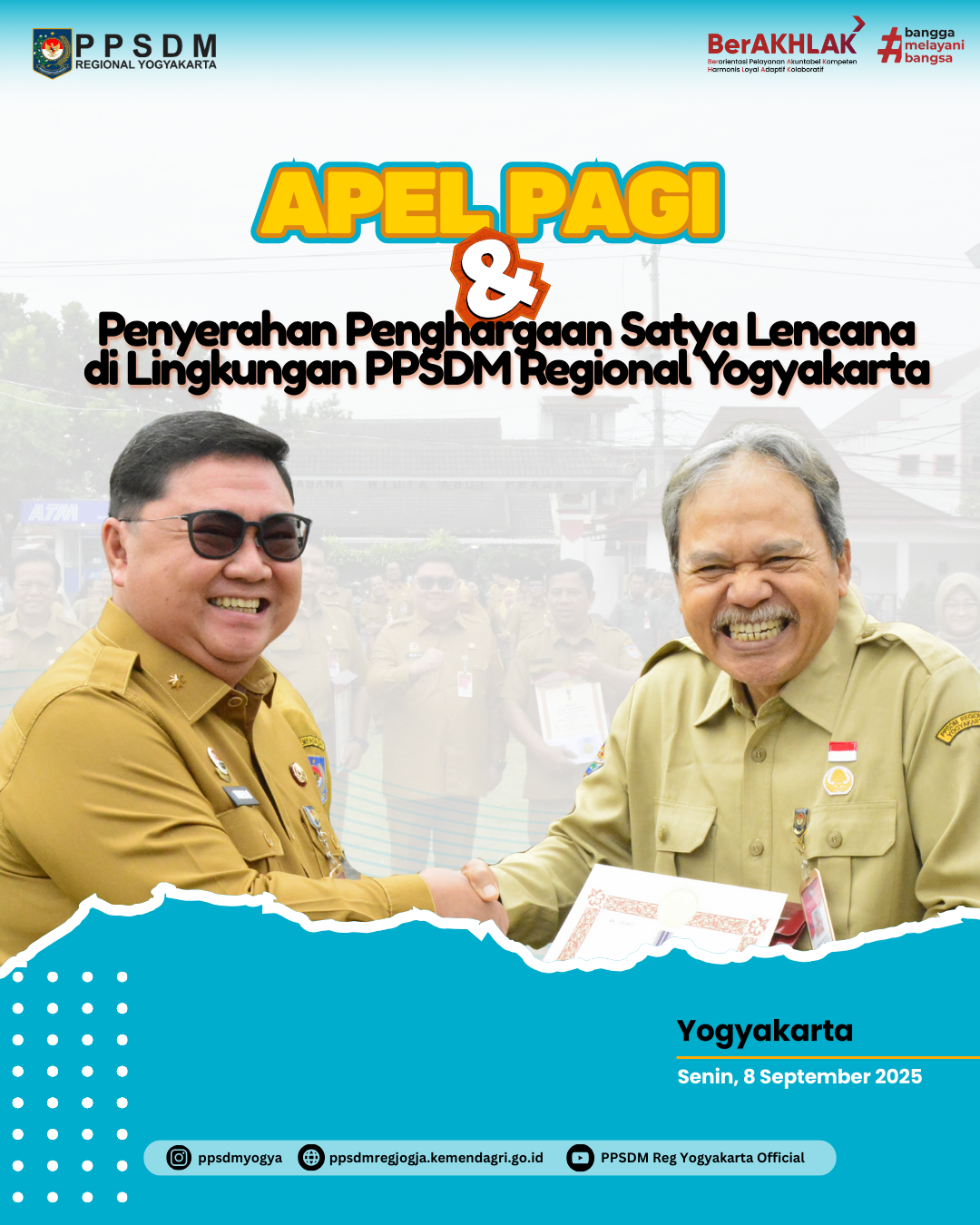 Apel Pagi & Penyerahan Penghargaan Satya Lencana